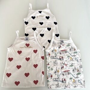 Petit Bateau set of 3 undershirts